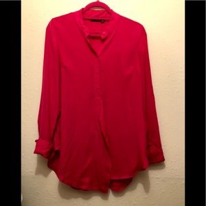 Beautiful vibrant pink blouse loose fitting